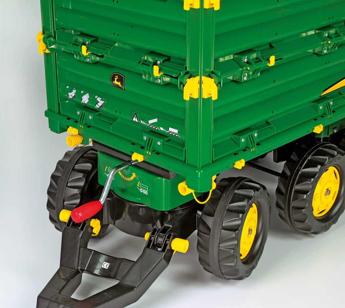 Rolly Toys 12/504/3 Rollymulti Trailer John Deere - Reboque de brinquedo de 3 eixos, Modelos/cores sortidos, 1 Unidade