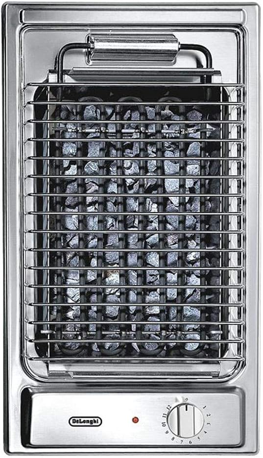 DeLonghi BQI 13-1 - Churrasqueira (2400 W, Churrasqueira, Elétrica, Mesa, Grelha, Aço inoxidável)