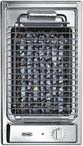 DeLonghi BQI 13-1 - Churrasqueira (2400 W, Churrasqueira, Elétrica, Mesa, Grelha, Aço inoxidável)