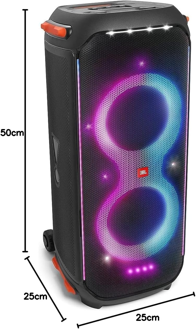 Jbl Partybox 110 JBLPARTYBOX110EU Alto-falante Bluetooth, preto, 24 x 69 x 2,5 cm