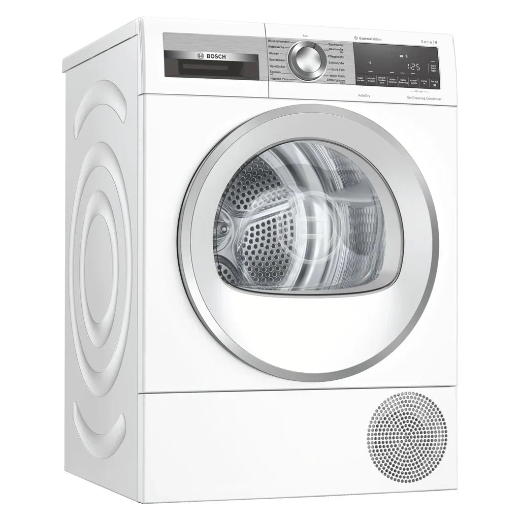2026 Secadora de bomba de calor Bosch Serie 6 WQG235DH0 8 kg branca A+++