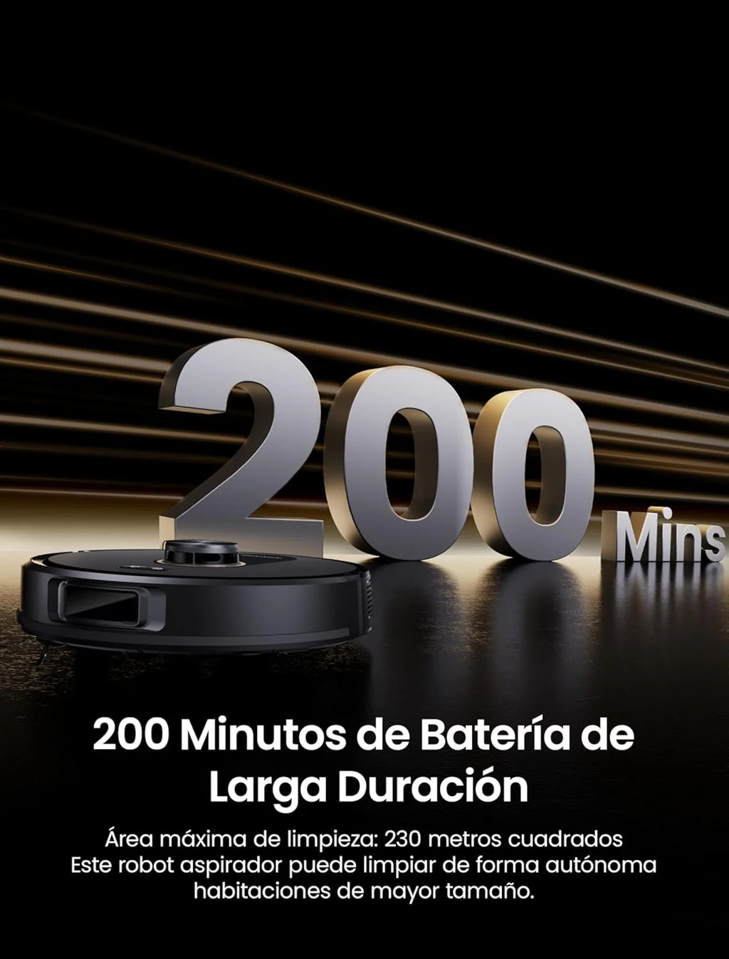 Proscenic Q20 Plus Robô Aspirador e Passa-Pano 10000 Pa/200Mins, com Base de Esvaziamento Automático de 4L sem Saco, Navegação e Mapeamento a Laser por App/Voz/Controle, para Chão, Tapetes e Pelos de Animais de Estimação