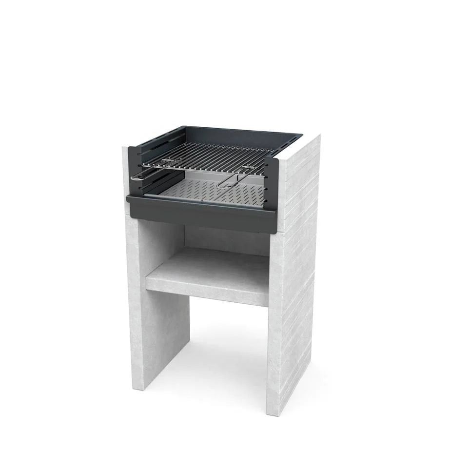 Churrasqueira de Concreto Venit Flex Carbono e Lenha