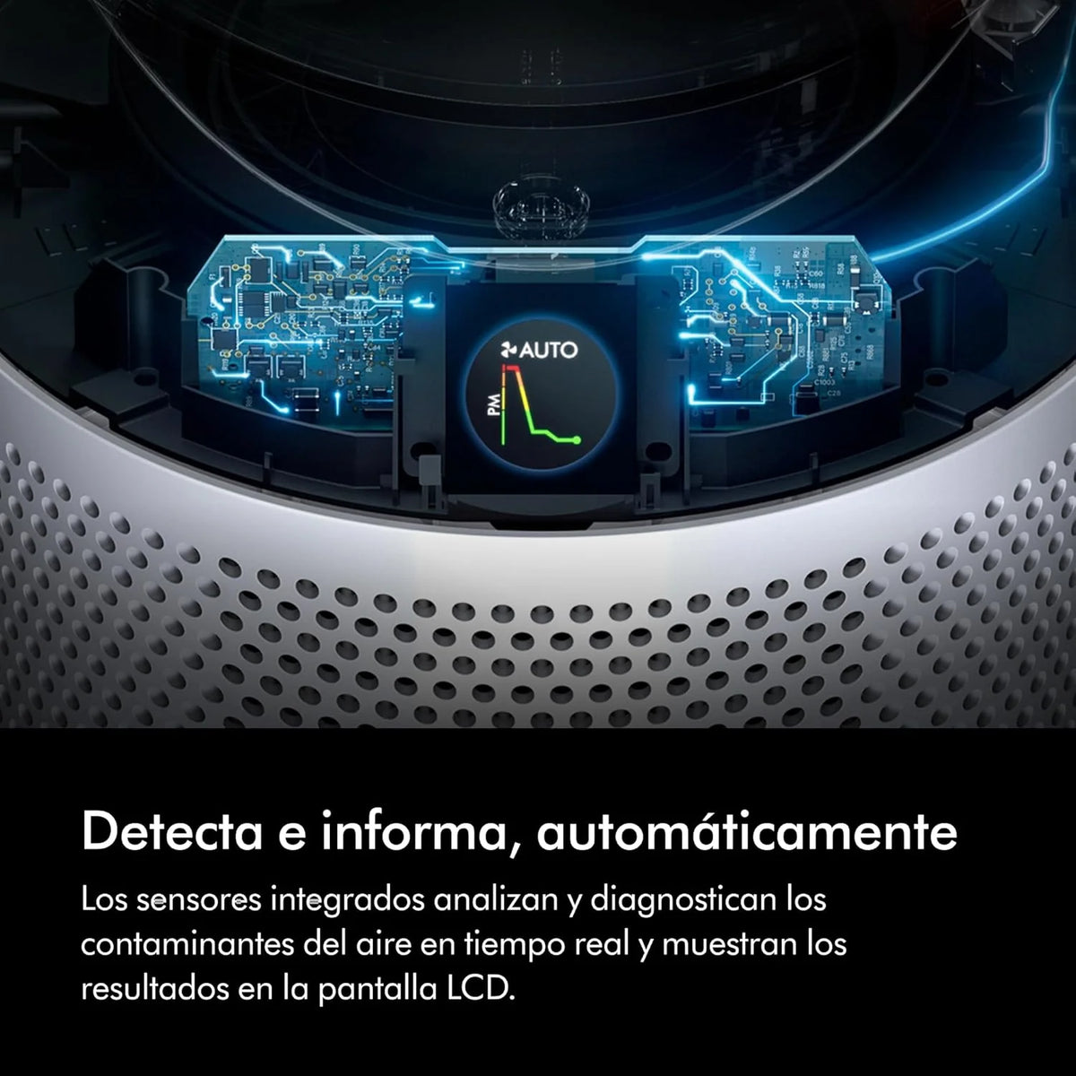 Purificador Hot+Cool™ Gen1 HP10 – purificador de ar, aquecedor e ventilador (Prata)