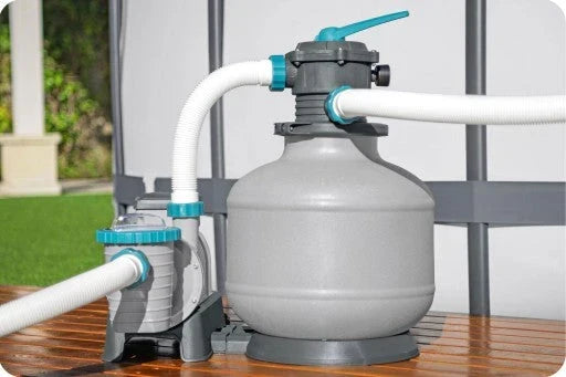 Bomba de Areia para Piscina Filtro para Piscina 11355 L/h Conexões Mangueiras Bestway