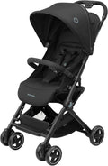 Maxi-Cosi Lara2, Carrinho de Bebê Leve, 0-4 anos, 0-22 kg, Carrinho de Bebê Compacto, 3 Posições de Reclínio, Reclínio Total, Fechamento Automático, Alça de Ombro, Essential Black