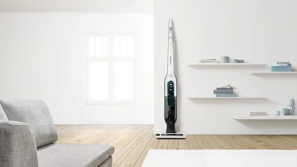 Bosch - Aspirador de Pó sem Fio Athlet ProHygienic, Série 6, até 60 minutos de autonomia, branco, BCH86HYG2