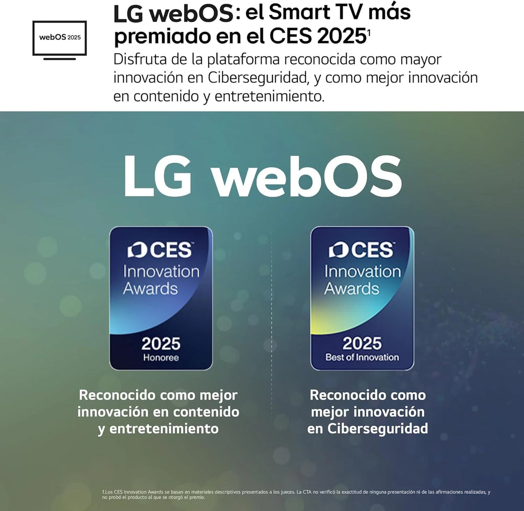 43NANO80A6B - TV 43", 4K NanoCell, Smart TV, LED IA, webOS 25, Processador Potente e Inteligente, Super Upscaling, Dolby Digital Plus, Alexa/Google Assistant, Preto