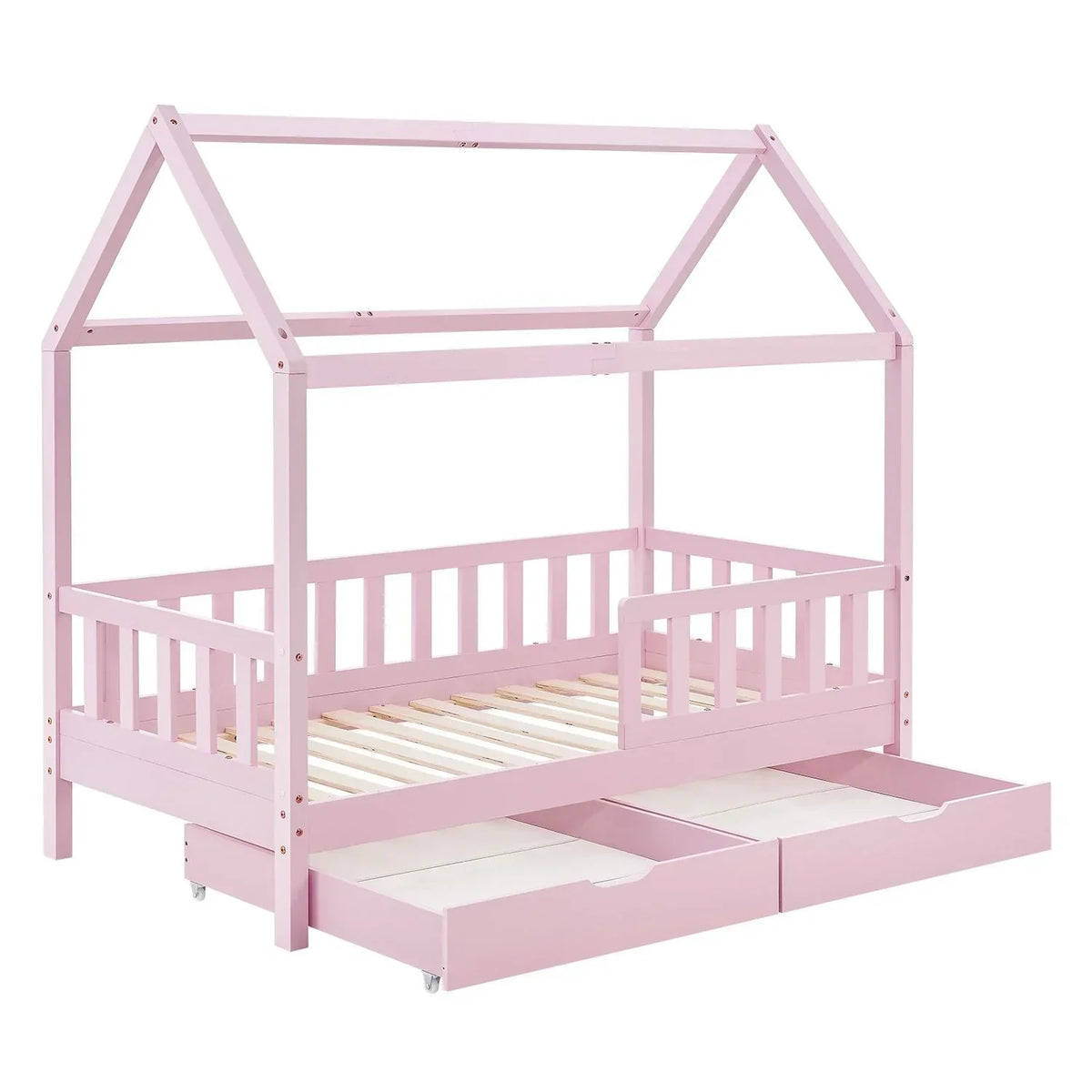 2026 Cama infantil Marli 90 x 200 cm com gavetas de armazenamento