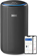 Purificador de ar Série 4200, HEPA NanoProtect + filtro duplo de carvão ativado, CADR 600m³/h para 156m², ultrassilencioso, inteligente e de baixo consumo (AC4221/11)