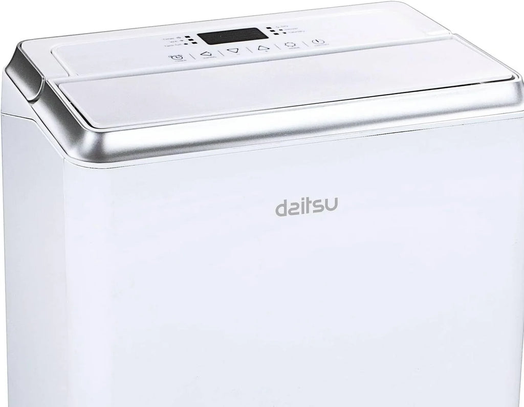 Daitsu - Desumidificador | Alta Capacidade de 20L/dia | Controlo de Humidade Ajustável | Drenagem Contínua | Descongelação Automática | Eficiência Energética Classe A