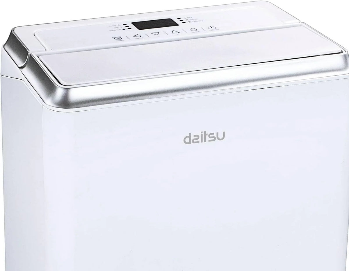 Daitsu - Desumidificador | Alta Capacidade de 20L/dia | Controlo de Humidade Ajustável | Drenagem Contínua | Descongelação Automática | Eficiência Energética Classe A