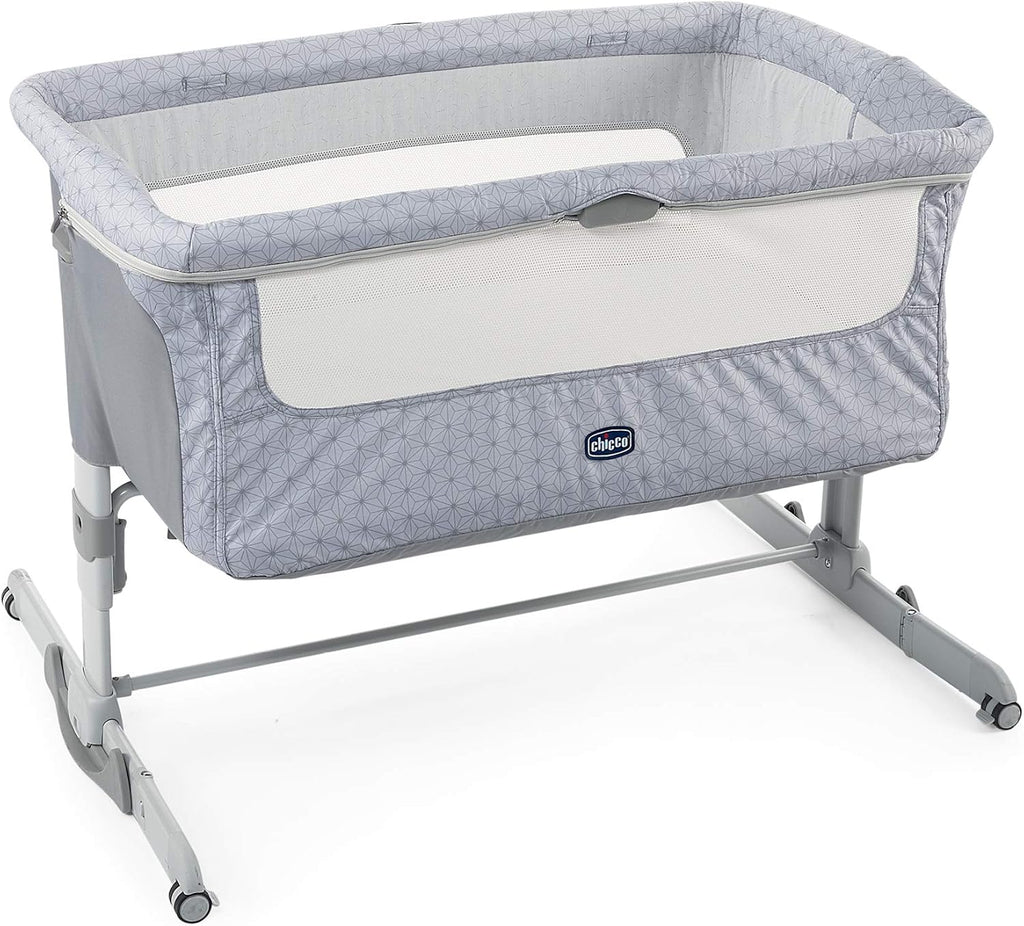 Chicco Next2Me Dream Berço Co-Sleeping - Para Dormir ao Lado do Bebê, Colchão, Função de Balanço, Lateral Rebatível, Ajuste de Altura, Janelas de Rede, Rodas e Bolsa de Viagem, 0-6 meses, 9 kg