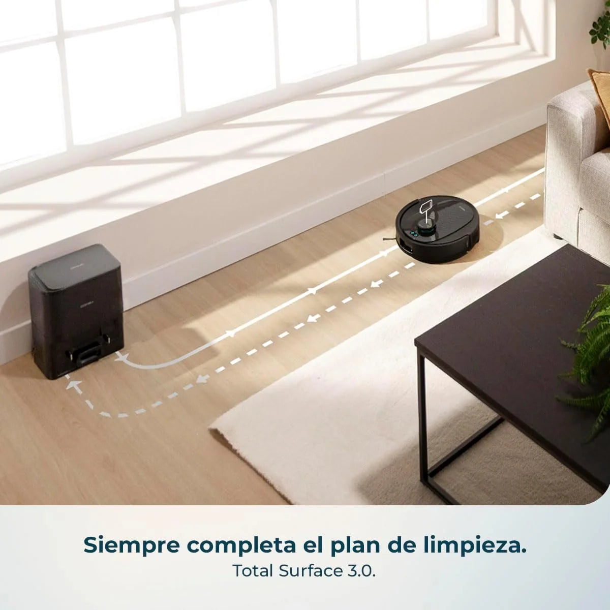 Robô Aspirador e Mopa Cecotec com Base de Esvaziamento Automático e IA Conga Y80 X-Treme. Navegação a Laser e Inteligência Artificial, 13000Pa, Base de 2,5L, Autonomia até 220m², Controlo por App 3.0