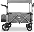 FUXTEC FX-CTL900 Premium Cinza, Carrinho Dobrável Original para Crianças, Ideal para Jardim, Praia ou Cidade, Empurrar ou Puxar, Carga de até 75 kg.