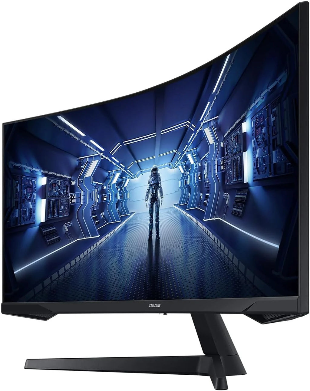 Monitor Samsung LC34G55TWWPXEN, Preto, 34"