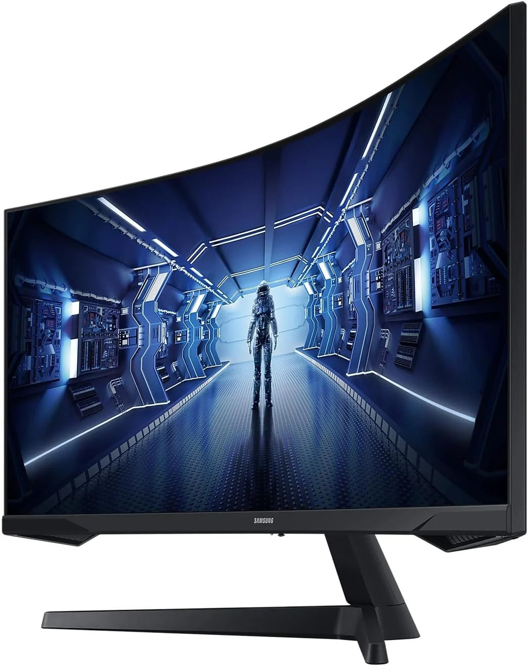 Monitor Samsung LC34G55TWWPXEN, Preto, 34"
