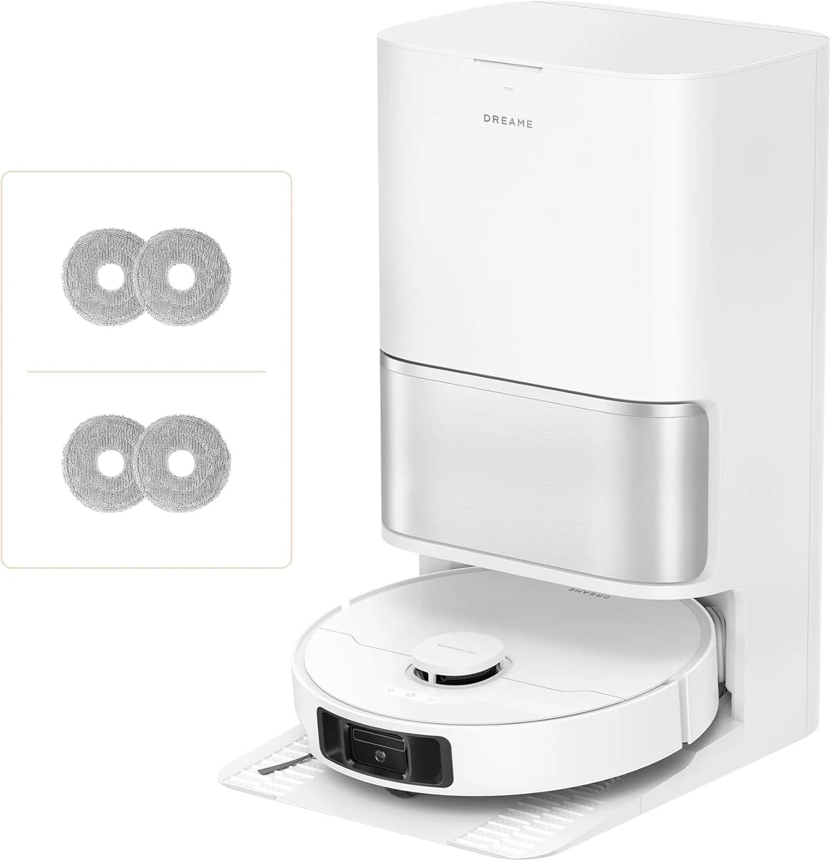 DREAME L10s Ultra Gen 3 Kit Robô Aspirador e Passa Pano, Sucção de 25.000Pa, Escova Lateral e Mopa Extensível, AceClean DryBoard e Autolimpeza Automática da Mopa, Secagem com Ar Quente