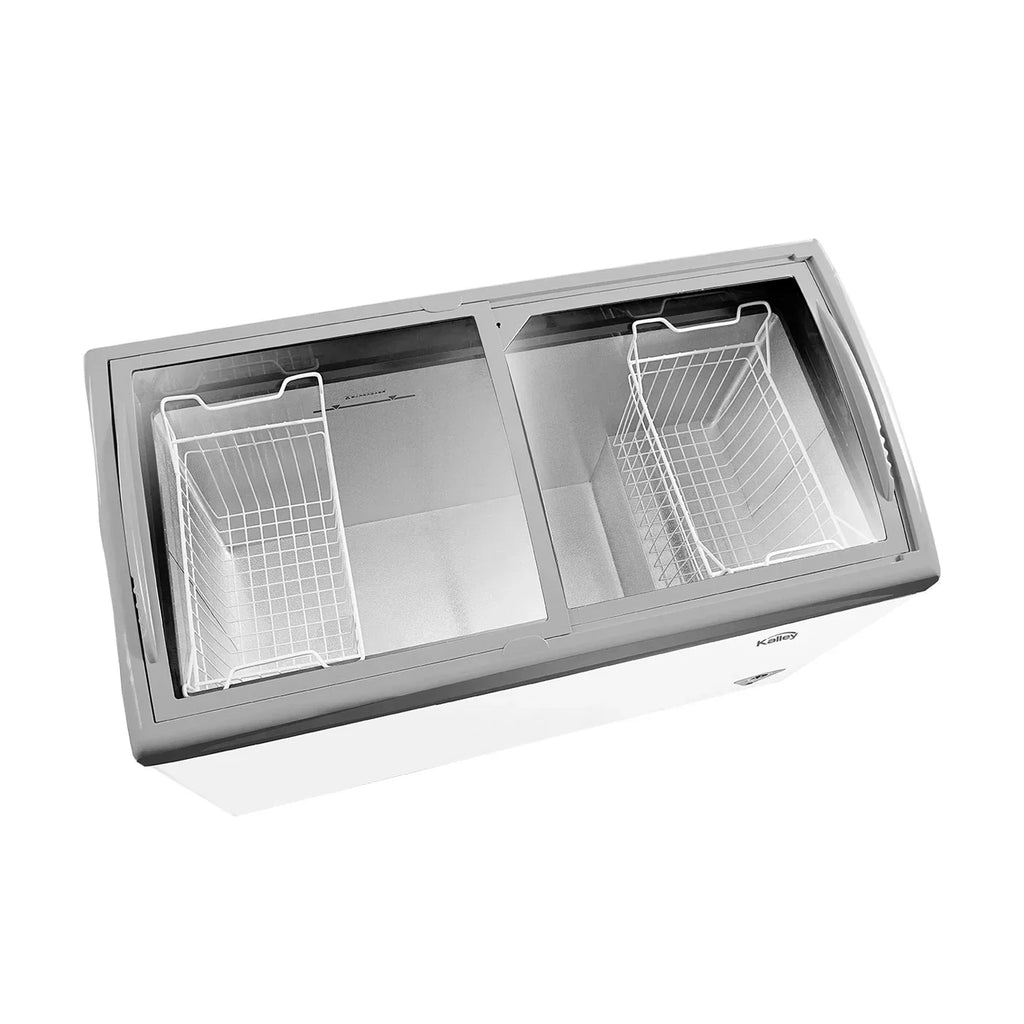 2026 Freezer Branco 125,5x89 cm de 254 Litros com Dois Compartimentos