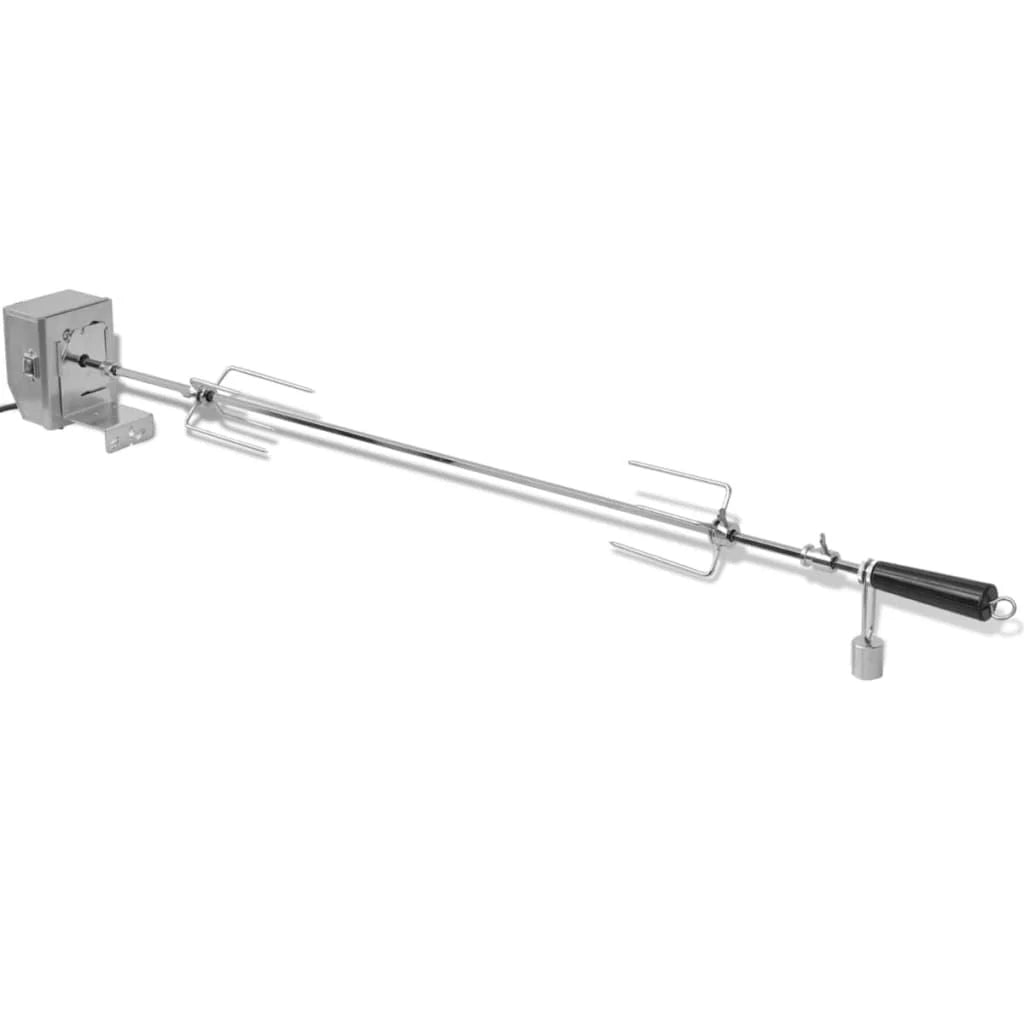 Espeto Para Churrasco/Grelhador Com Motor Profissional Aço 1200 mm Vidaxl