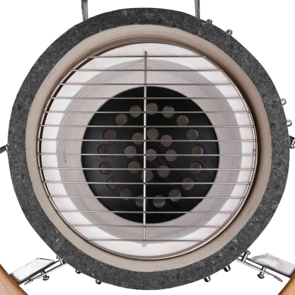 Queimador Cerâmico para Churrasqueira Kamado 44 cm Vidaxl