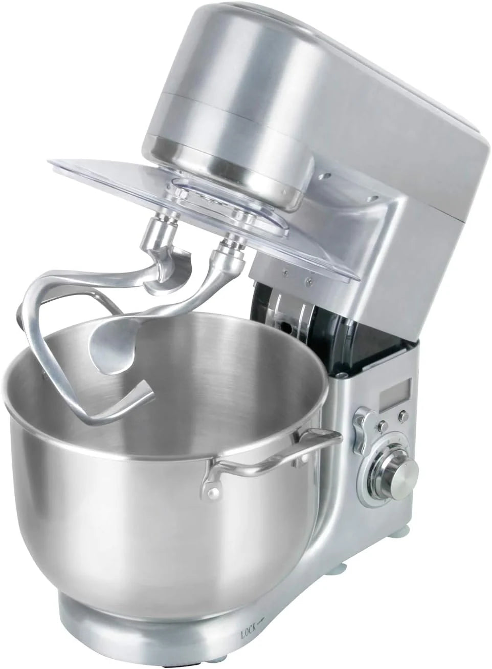 Batedeira Planetária RGV Pastaprof PL10S, 10 L, 2 ganchos, 1500 W, 6 velocidades, cor prata, W