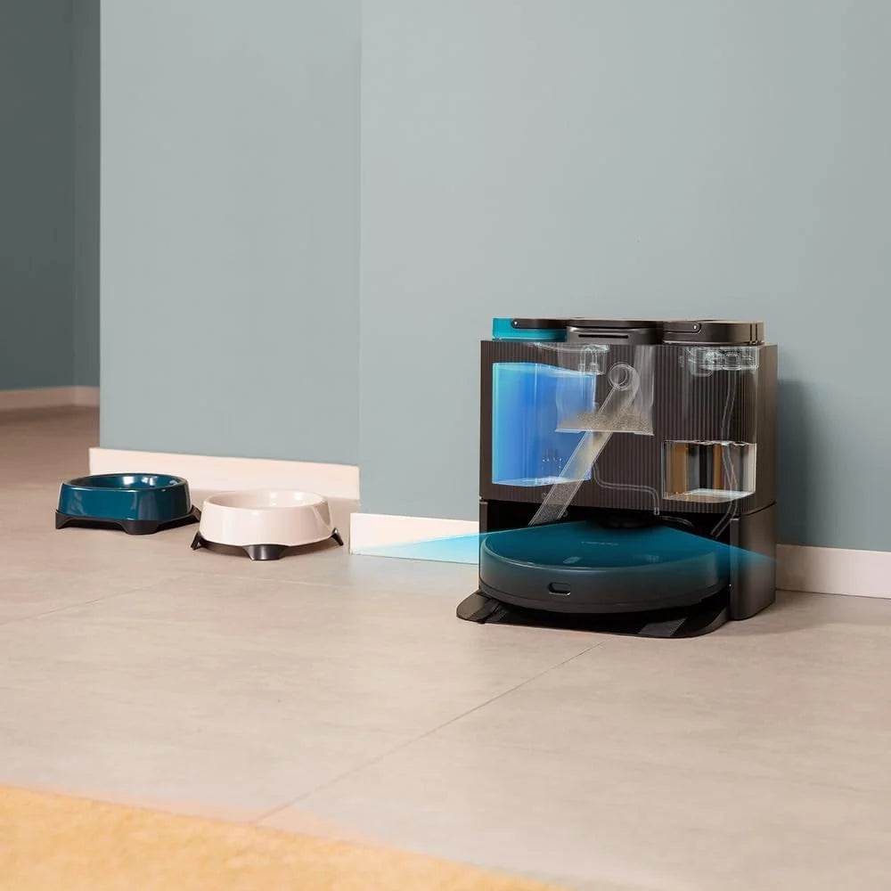 Robô Aspirador Cecotec Conga 11090 Spin Revolution Home&Wash + Estação de Esvaziamento Automático