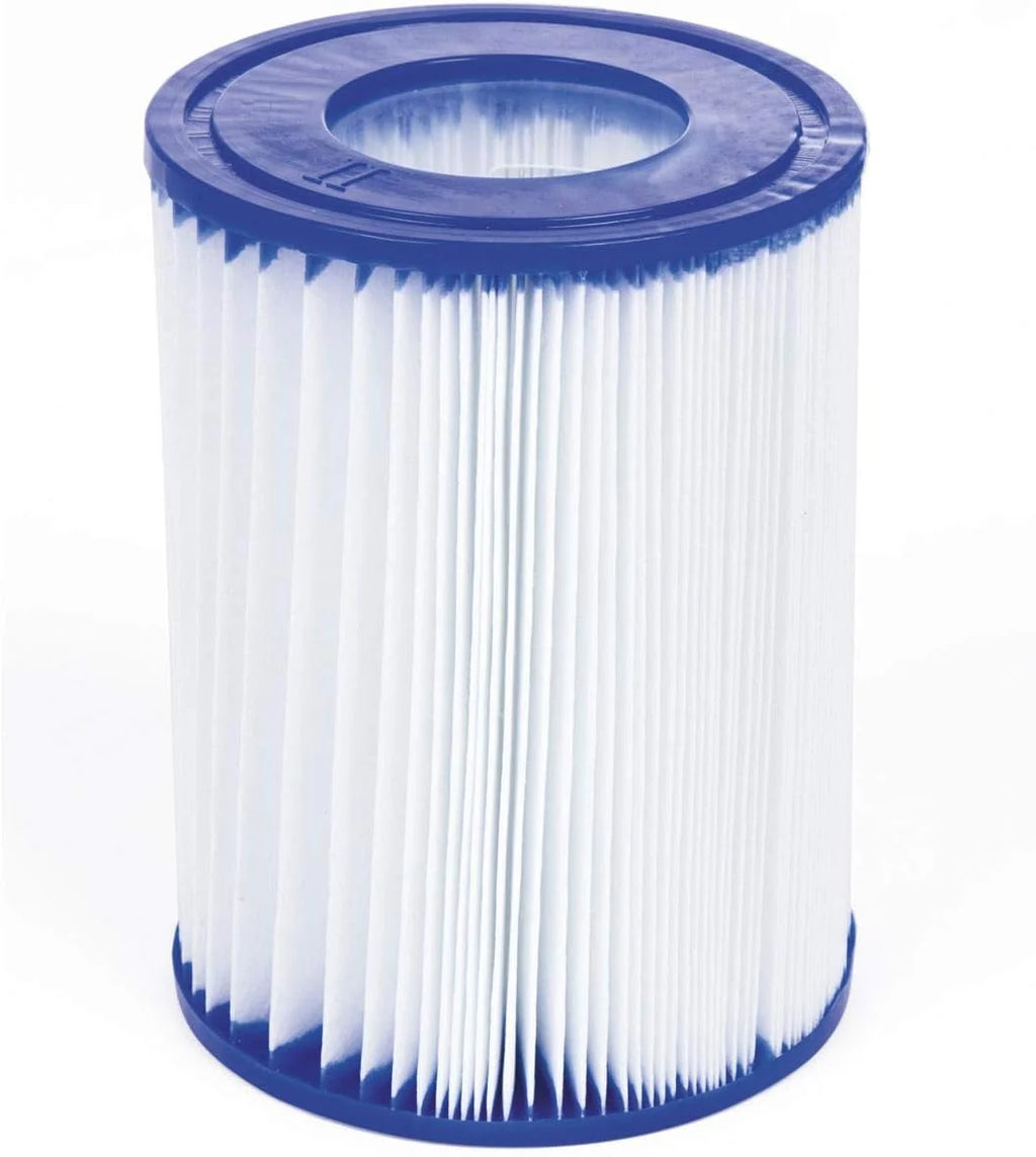 BESTWAY 56418 - Piscina Estrutural Steel Pro MAX 366 x 100 cm, com Bomba Filtrante de Cartucho 2.006 L/H e Escada