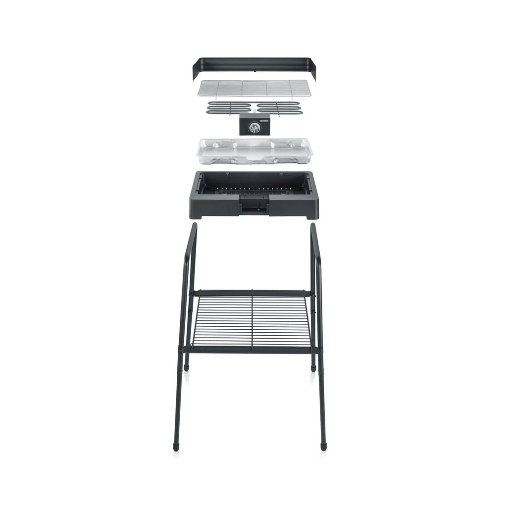 Churrasqueira Elétrica com Pedestal Preto 2200 W PG 8566 Severin