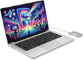 Notebook Portátil 14 polegadas Celeron N4000 (até 2.6 GHz), Laptop 6GB RAM 128GB SSD, Computador Portátil W11 Pro Suporta WiFi, Bluetooth, USB 3.0 Mini HDMI, Notebook para Estudantes/Escritório.