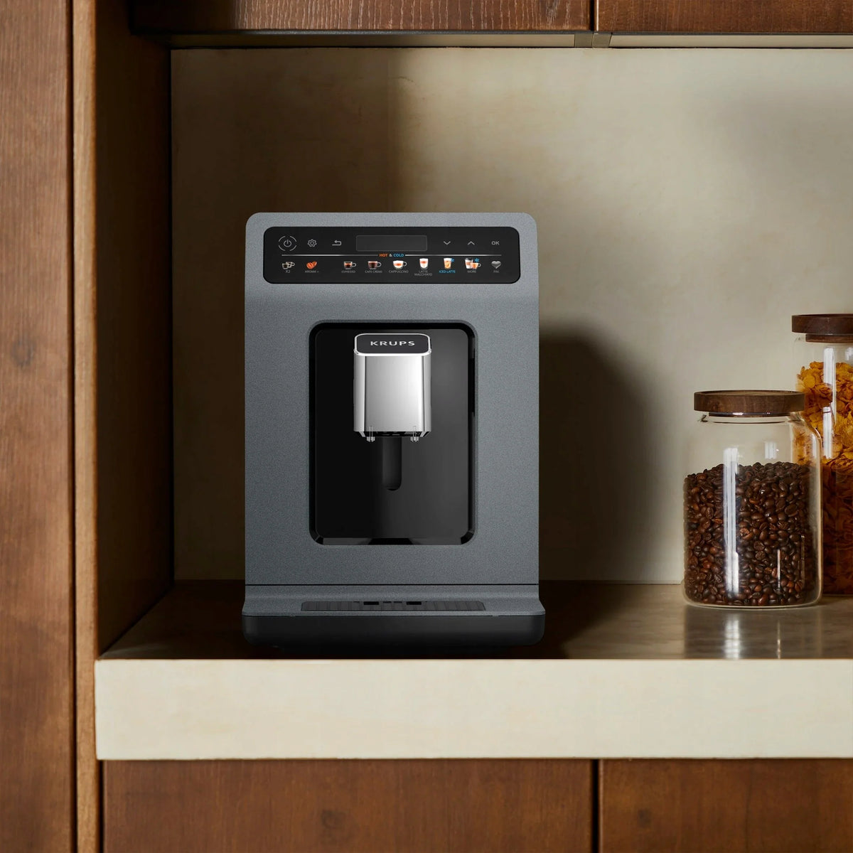 Cafeteira Espresso Automática KRUPS Evidence Hot & Cold EA898G
