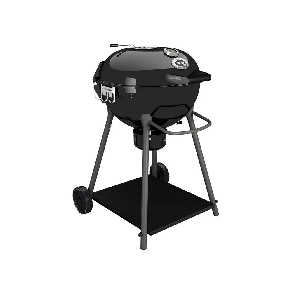 2026 Churrasqueira a Carvão Outdoorchef KENSINGTON 570 C – Sistema Funil-Deslizante para calor direto/indireto – Preto