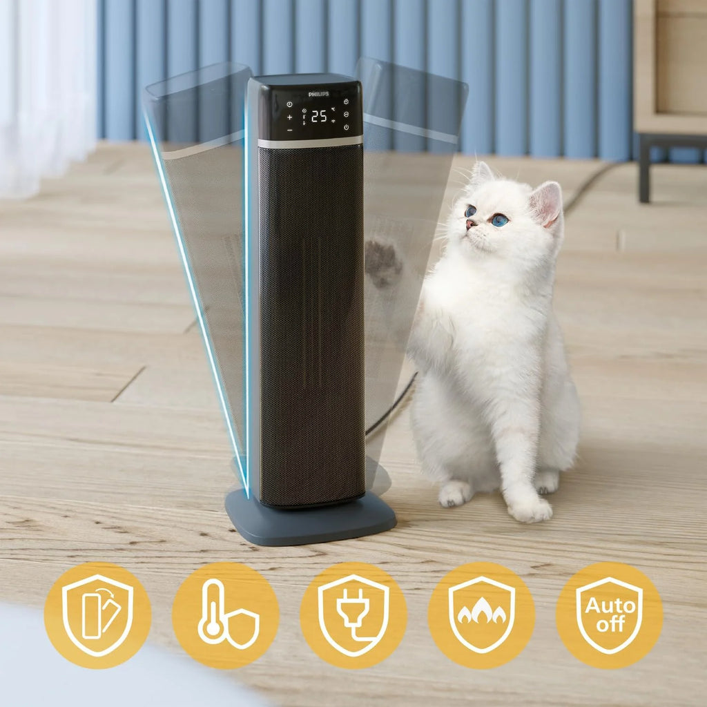 Philips Purificador e umidificador de ar 2 em 1 Série 3000, 131 m², filtro NanoProtect HEPA e filtro de carvão ativado removem 99,97% de todas as partículas invisíveis, Cor Branca (AC3737/10)