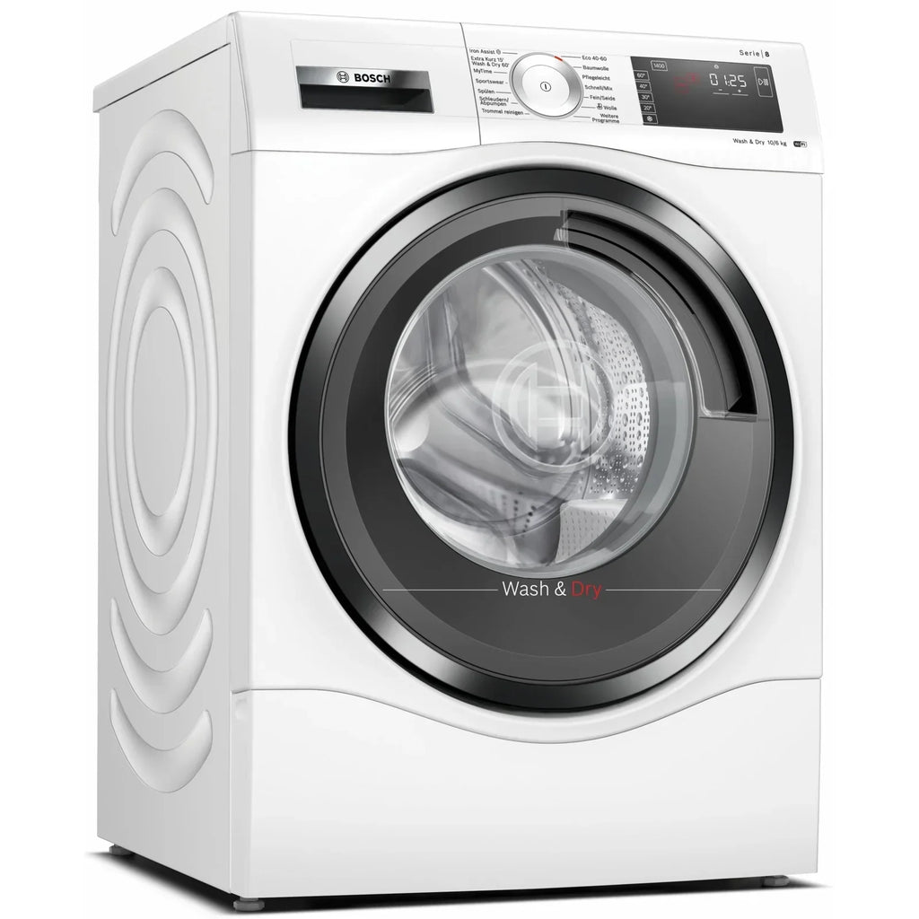 2026 Lava e Seca Bosch Série 8 WDU28513, 10/6 kg, 1400 rpm, preto-cinza