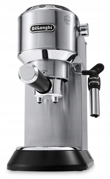 Máquina de Café Expresso DeLonghi EC685.M (N) com Moedor e Espumador de Leite, Slim