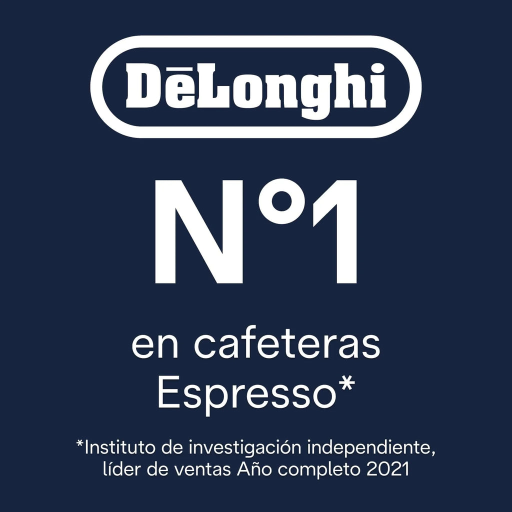 De'Longhi Rivelia EXAM440.55.G, Cafeteira Superautomática com LatteCrema Hot, Espumador de Leite Automático, Tamanho Compacto, 16 Receitas, Ecrã Tátil a Cores, Cinzento