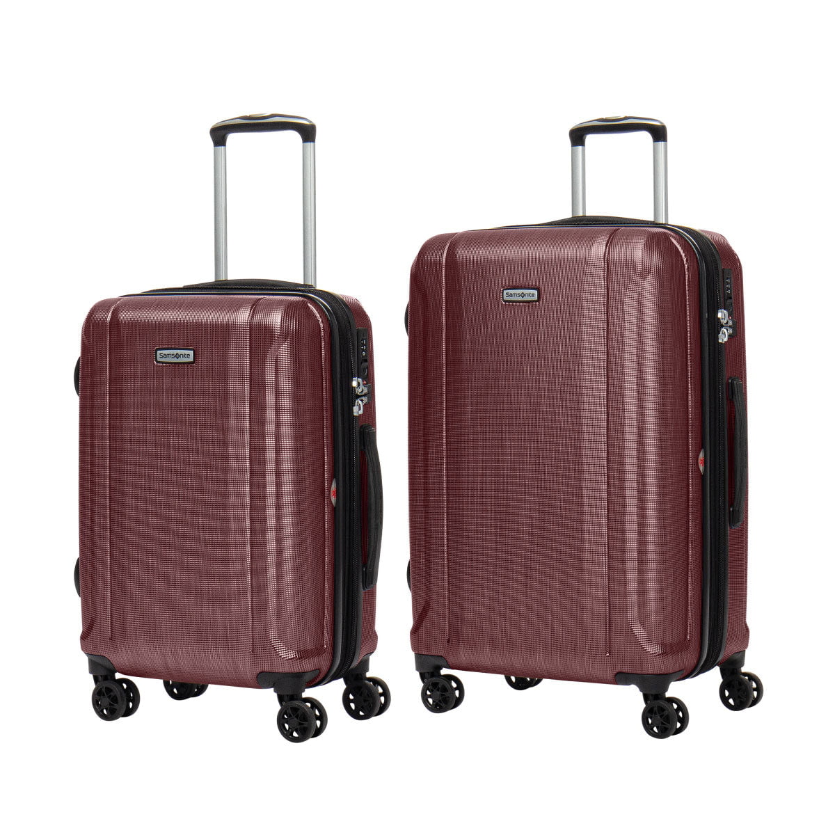 2026 Samsonite Omni 3.0 - Conjunto de malas com rodinhas expansíveis de 2 peças (bagagem de mão e média)