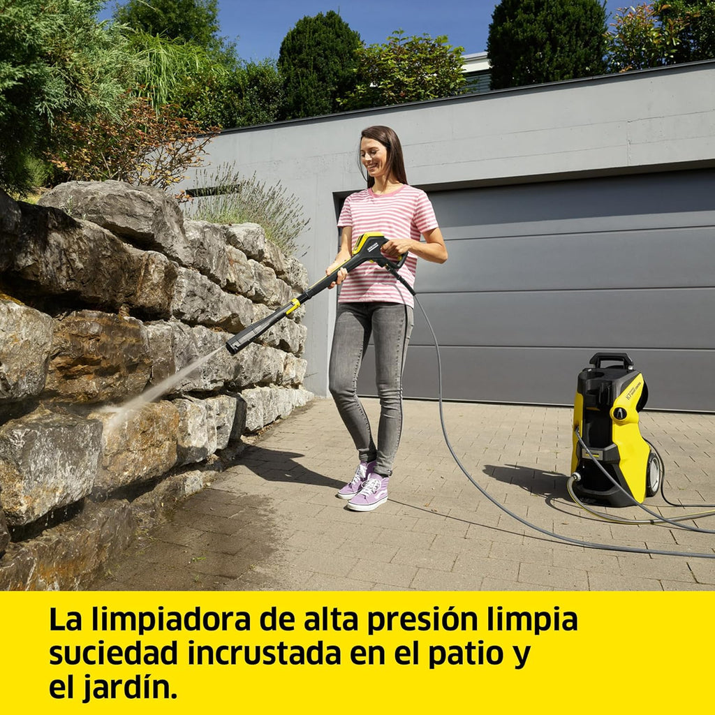 Lavadora de Alta Pressão Kärcher K 7 Premium Smart Control Flex Home, Pressão: 180 bar, Vazão: 600 l/h, Rendimento: 60 m²/h, Filtro de água, Peso: 18 kg, Mangueira Flex, Lança Vario Power