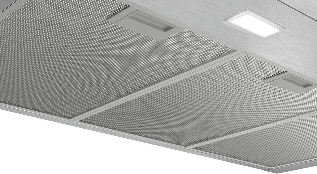 Bosch - Coifa Decorativa de Parede, 90 cm, Série 2, Controle Mecânico, Iluminação LED, Aço Inoxidável, DWB96BC50