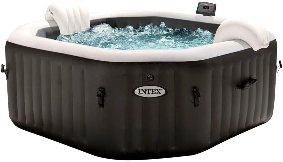 Intex Spa inflável 4 pessoas, octogonal, bolhas Deluxe e jatos de água (55081)