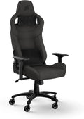 Cadeira Gamer Corsair T3 RUSH em Tecido (2023) – Design Inspirado em Carros de Corrida – Exterior de Tecido Macio – Almofada de Pescoço Acolchoada e Suporte Lombar em Espuma de Memória – Carvão