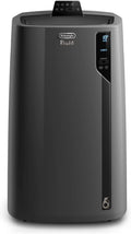 Pingüino PACEL112 Silent Ar Condicionado Portátil Silencioso com Tecnologia Eco Real Feel e Cool Surround, Função Desumidificadora, 2.9 kW, 63 dB, Plástico, Preto, Classe A, até 110m3