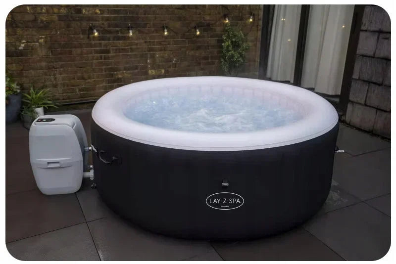 PISCINA DE HIDROMASSAGEM INFLÁVEL BESTWAY LAY-Z-SPA MIAMI 60001 JACUZZI HIDROMASSAGEM 40°C