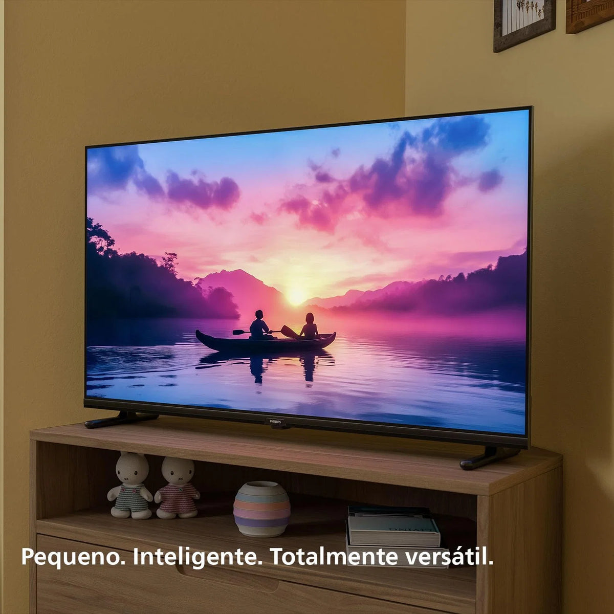 Smart TV LED HD 40PFS6000 - Tela de 40 polegadas com Pixel Plus, plataforma Titan OS e som Dolby Digital - Funciona com Alexa e Google Assistente
