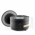 Churrasqueira a Carvão sem Fumaça Portátil Innovagoods Ferro Ø28,5 X 18 Cm, Ø28,5 X 18 Cm Preto