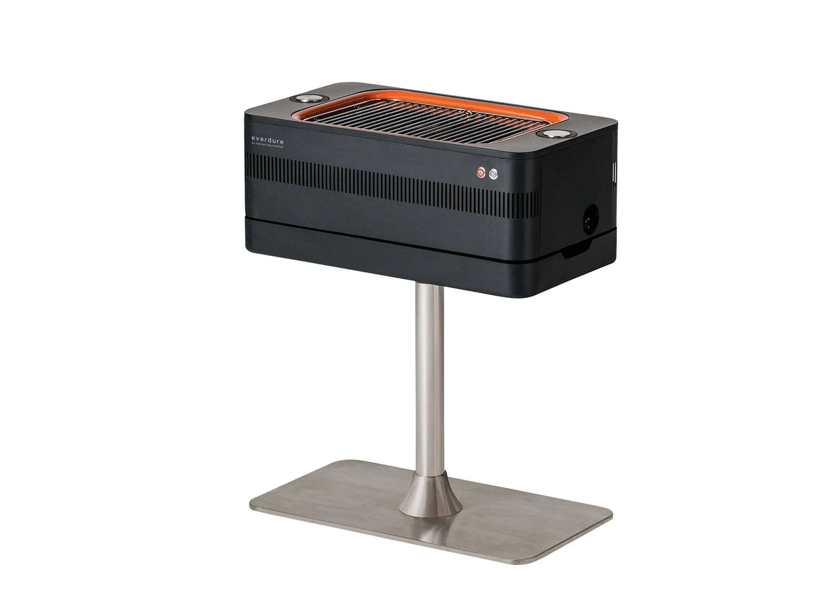2026 Churrasqueira a Carvão com Ignição Elétrica – 1400W Fast Flame Ignition™ – Inclui Espeto Giratório (15 kg) e Suporte de Chão