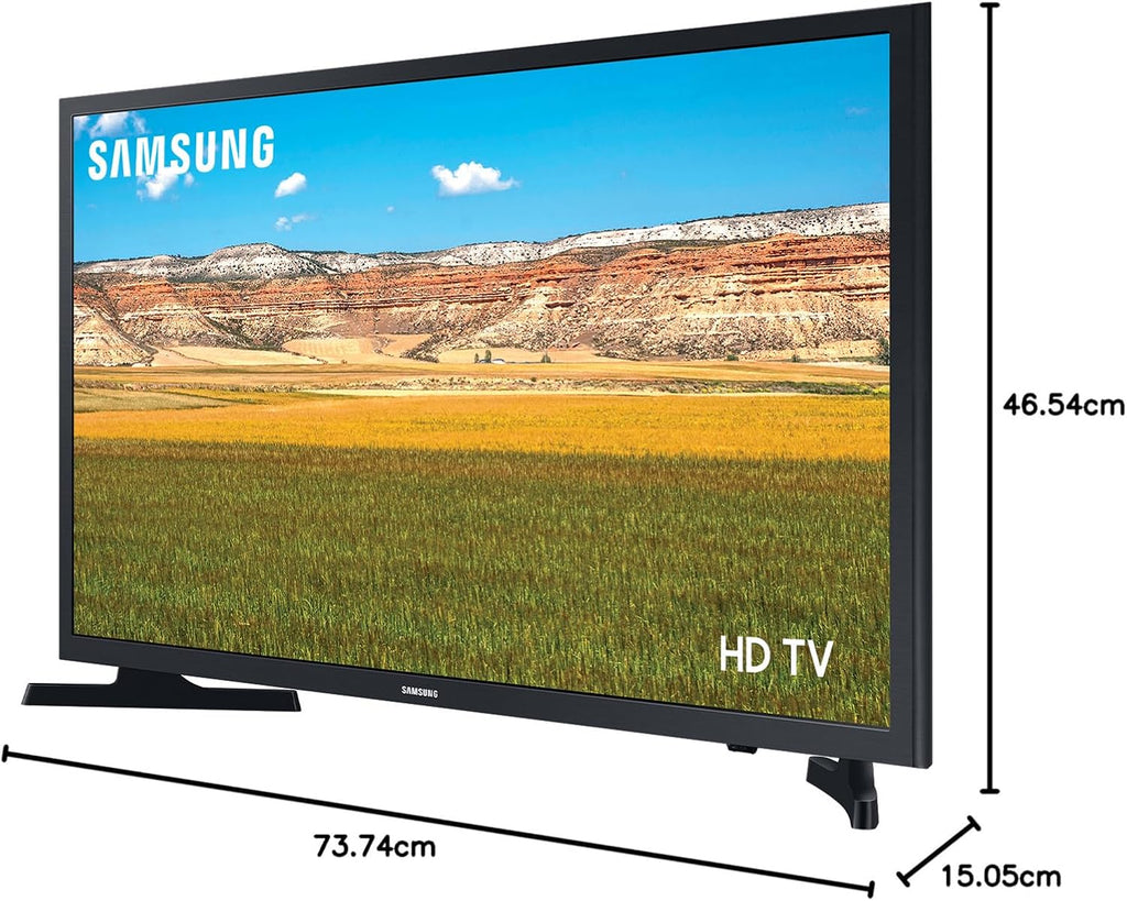 Smart TV UE32T4305AEXXC de 32" com Resolução HD, HDR, PurColor, Ultra Clean View e Compatível com Assistentes de Voz (Alexa)
