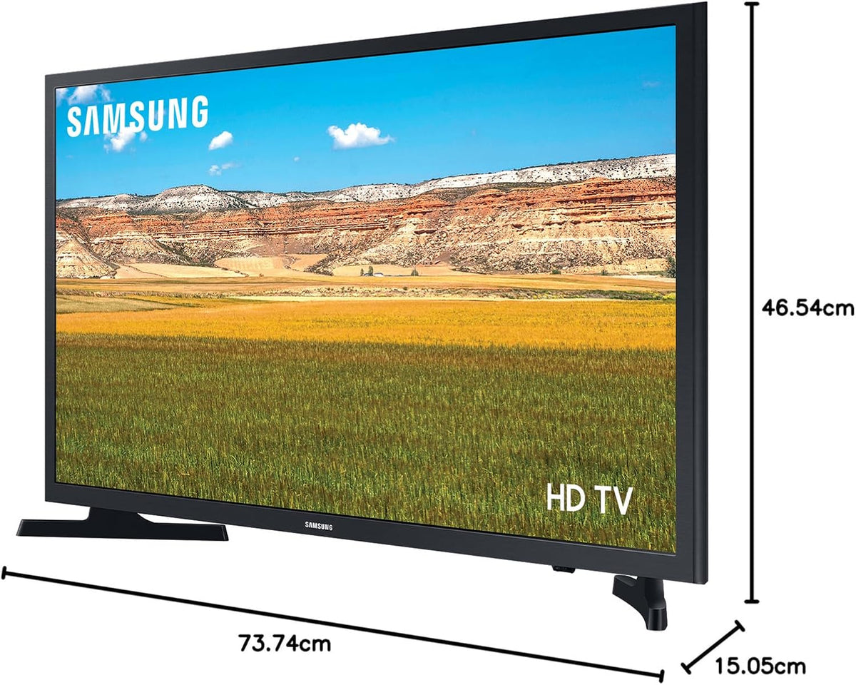 Smart TV UE32T4305AEXXC de 32" com Resolução HD, HDR, PurColor, Ultra Clean View e Compatível com Assistentes de Voz (Alexa)