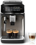 Cafeteira Expresso Automática Philips Série 2200 - 2 Cafés, Tela Touch, Vaporizador Clássico de Leite, Moedor Cerâmico, Preto Fosco (EP2220/10)
