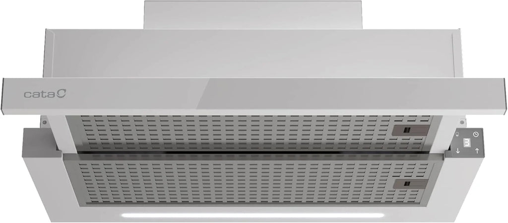 Cata Campana Extratora TFH 6830 GWH 6 Níveis de Extração Painel de Controle Tátil Nível Sonoro 46 db Motor Extra Silencioso Iluminação LED Interior Blindado Fácil Limpeza Largura 60 cm Cor Branco
